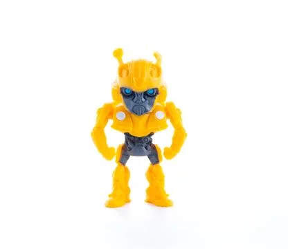 Bumblebee Figurine from the Transformers Stock Photos