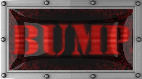 Bump on led Stock Footage 8683951