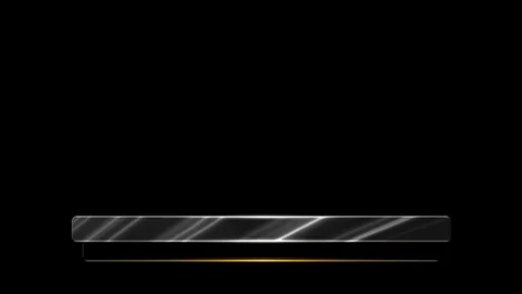 Bump Lower Third Black Stock Footage 95831295