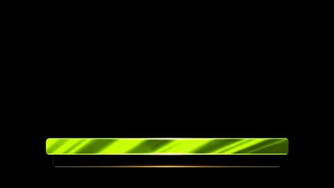 Bump Lower Third Light Green Stock-Footage 95837701