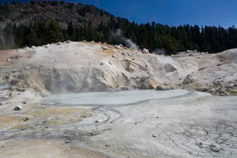 Bumpass Hell Stock Photos