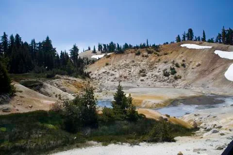 Bumpass Hell Stock Photos