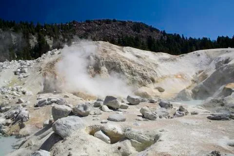 Bumpass Hell Stock Photos