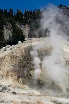 Bumpass Hell Foto stock