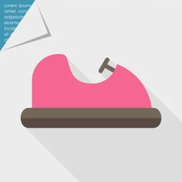 Bumper car icon Stock Illustration