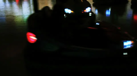 Bumper cars 03 Stock Footage 22693473