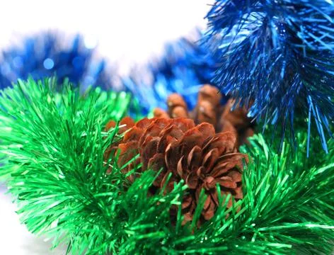 Bumps in tinsel Stock Photos
