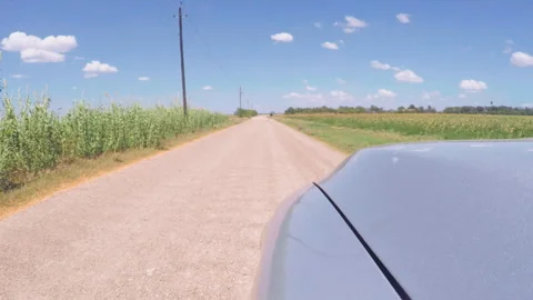 Bumpy Dirt Road in Rio Grande Valley 스톡 동영상 250009092