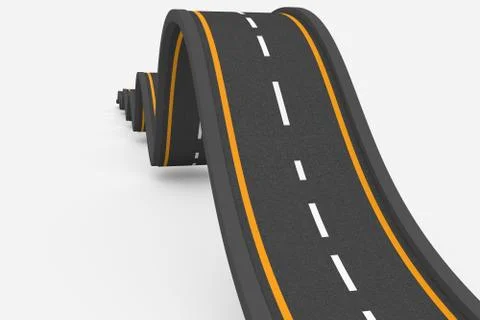 Bumpy road background Stock Illustration