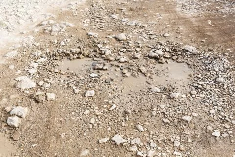 Bumpy road Stock Photos