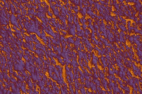 Bumpy wall painted in purple and yellow colors - great for wallpapers Stock Photos