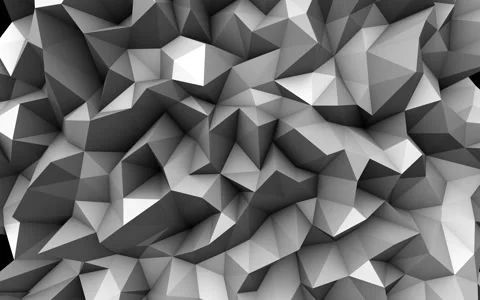 A bumpy white polygon surface that undulates 스톡 동영상 332185936