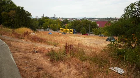 Bums in the City Stock Footage 137765125