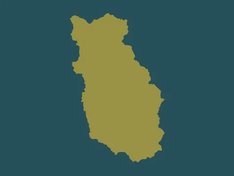 Bumthang, Bhutan. Solid color shape Stock Illustration