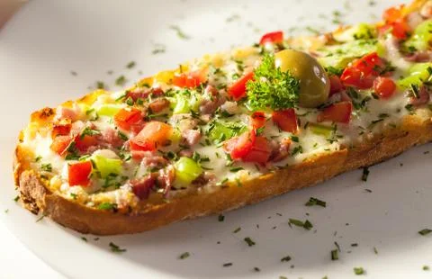 Bun and vegetables Foto stock