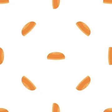 Bun burger pattern seamless vector Stock Illustration