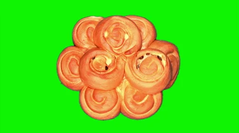 Bun “camomile” rotating 01 Stock Footage 43558703