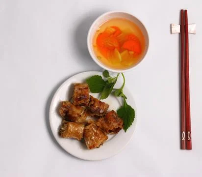 Bún cha,bun cha Stock Photos