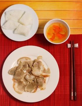 Bún cha,bun cha Stock Photos