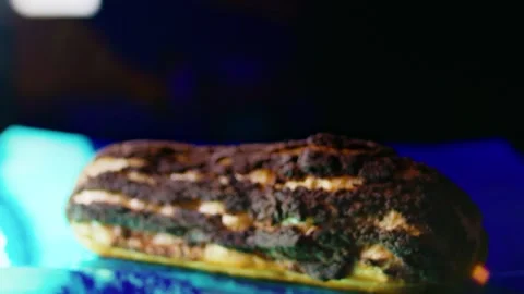 Bun chocolate Stock Footage 224694745