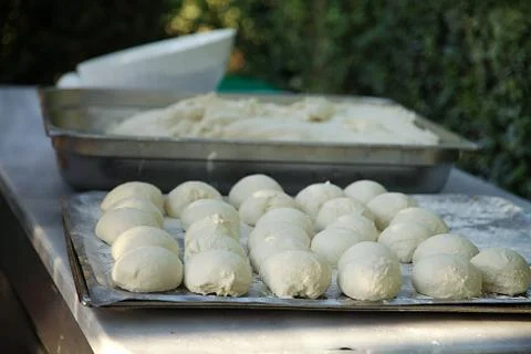 Bun dough Foto stock