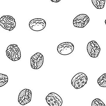 Bun food meal bread vector seamless pattern 스톡 일러스트