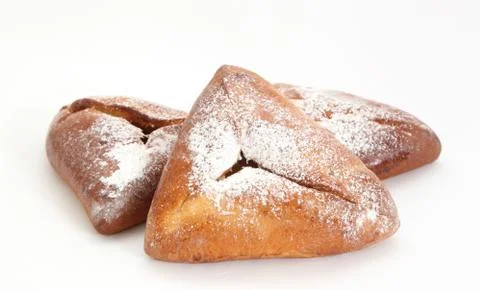 Bun with jam Foto stock