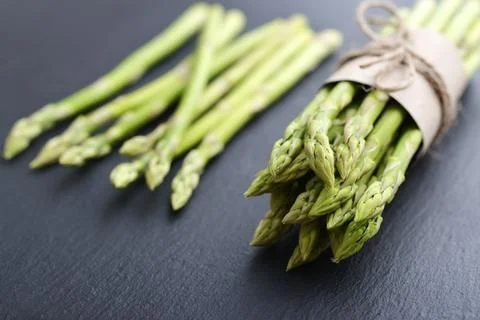 Bunch of asparagus Stock Photos