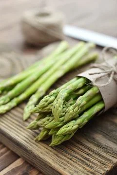 Bunch of asparagus Stock Photos