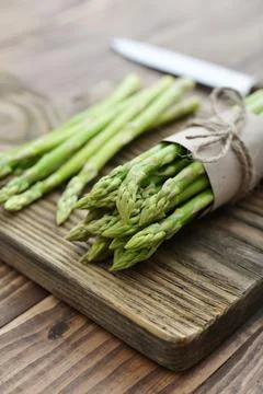 Bunch of asparagus Stock Photos