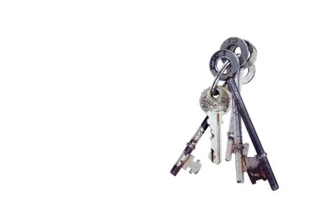 Bunch of assorted keys Stock Photos