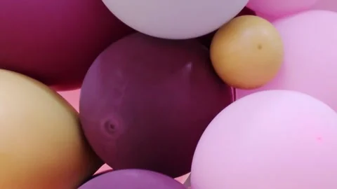 A bunch of balloons close up Stock Footage 149261353