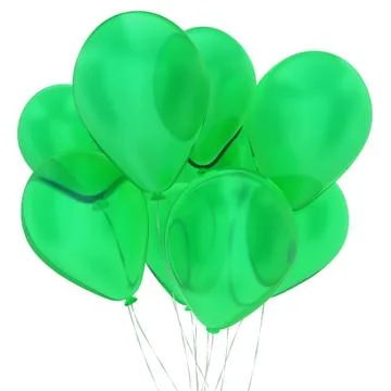 Bunch of balloons Stock Illustration