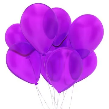 Bunch of balloons Illustrazione stock