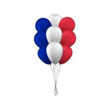 Bunch of balloons. Stock Illustration