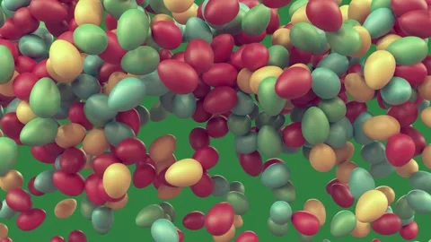 Bunch of balloons on it floating in the air colorful lot isolated isolated on Stock-Footage 336891361