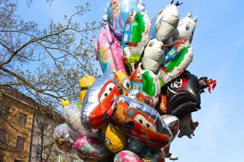 Bunch of balloons. Foto stock