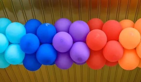 Bunch of balloons Stock Photos