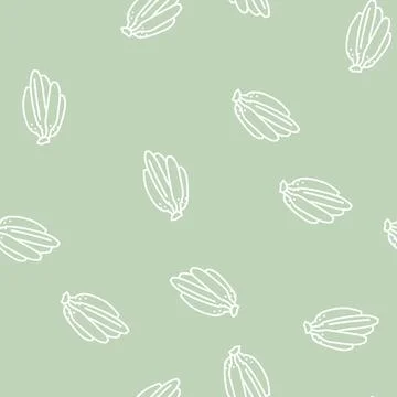 Bunch of banana line seamless pattern 스톡 일러스트