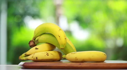 Bunch of bananas, Dolly shot Stock Footage 51925536