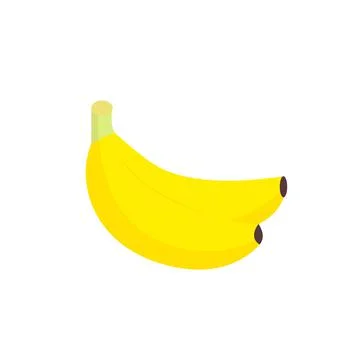 Bunch of bananas fruit vector color icon. EPS 10. Tropical fruits illustration Stock Illustration