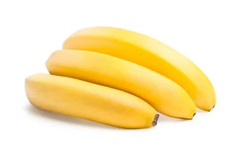 Bunch of bananas isolated Stock Photos