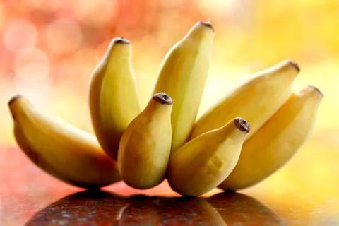 Bunch of bananas Stockfoto's
