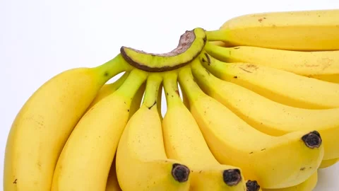 A bunch of bananas slowly rotating. Stock Footage 310114439