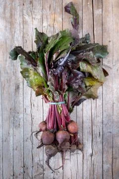 Bunch Of Beetroots Stockfoto's