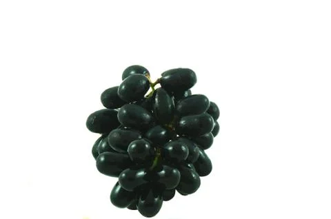 Bunch of black grape Stock Photos