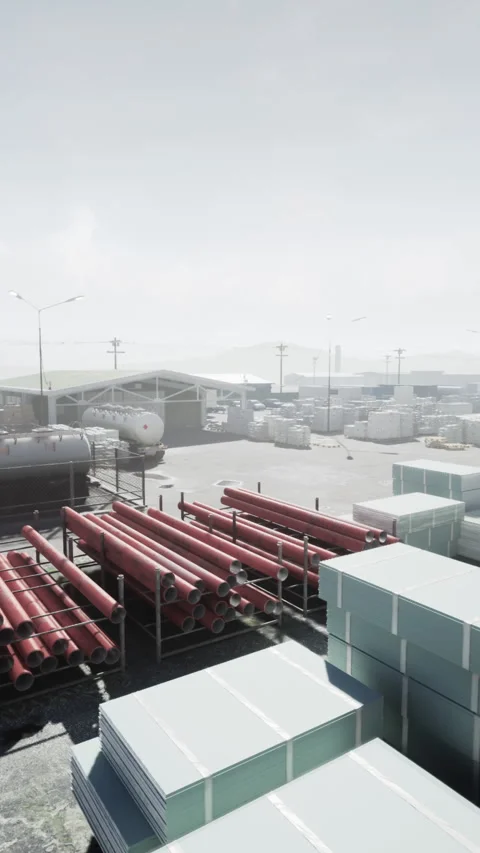A bunch of boxes that are sitting in the dirt Stock Footage 274341328