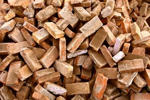Bunch of bricks Stock Photos