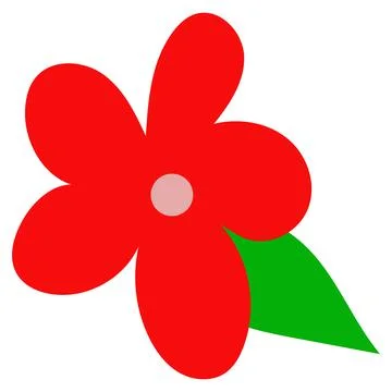 Bunch of bright spring, summer flowers Stock Illustration