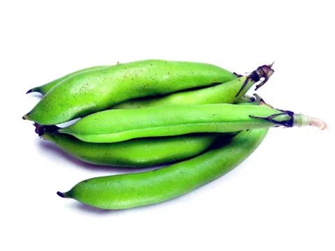 Bunch of broad beans Stock Photos